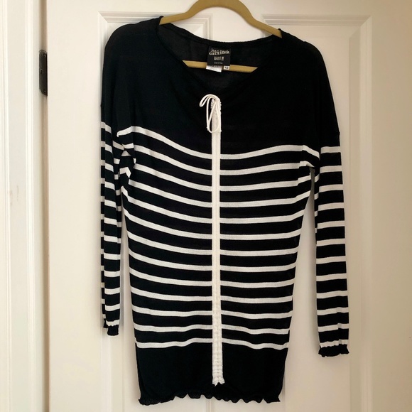 Jean Paul Gaultier Striped Knit Top - Picture 1 of 9